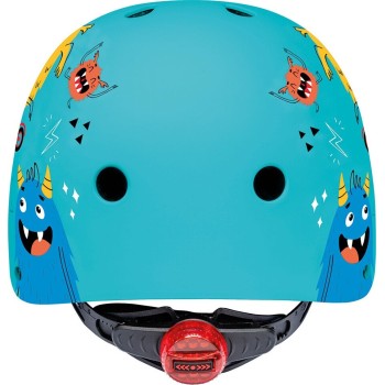As company Shoko Children's Helmet With Light Minty Monsters 5004-50536 5203068505363