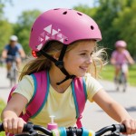 As company Shoko Children's Helmet With Light Bubble Blush 5004-50535 5203068505356