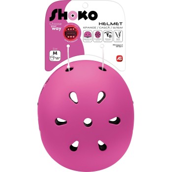 As company Shoko Children's Helmet With Light Bubble Blush 5004-50535 5203068505356