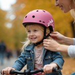 As company Shoko Children's Helmet With Light Bubble Blush 5004-50535 5203068505356
