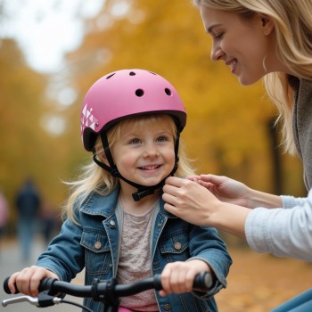As company Shoko Children's Helmet With Light Bubble Blush 5004-50535 5203068505356