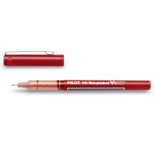 PILOT Στυλό V5 Liquid Ink Rollerball 0.5 Mm Κόκκινος BX-V5R 4902505085697