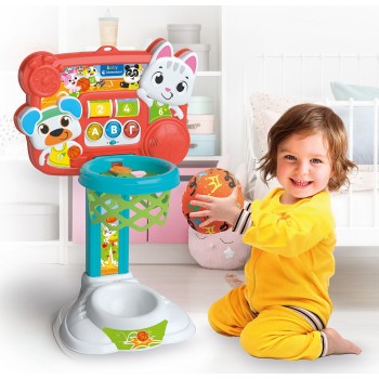 Baby Clementoni Baby Baby Educational Basketball Game With Ball for 18+ Months 1000-63441 8005125634415
