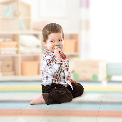Baby Clementoni Baby Baby toy Baby Microphone - Speaks Greek - for 10-36 Months 1000-63428 8005125634286