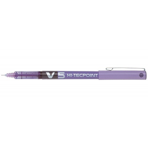 PILOT Στυλό V5 Liquid Ink Rollerball 0.5 Mm Μωβ BX-V5V 4902505085741