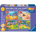 Ravensburger Τα Πρώτα μου Παζλ 4/6/8/10 Τεμ. Πόσα Μπορείς να Μετρήσεις? 12004065 4005555040651