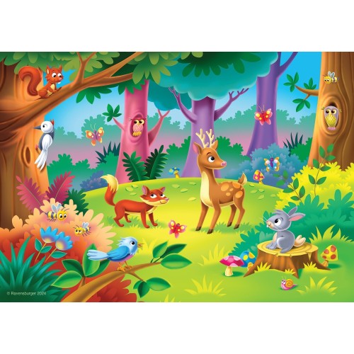 Ravensburger Τα Πρώτα μου Παζλ 4/6/8/10 Τεμ. Πόσα Μπορείς να Μετρήσεις? 12004065 4005555040651