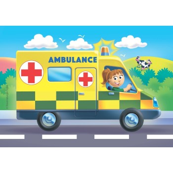 Ravensburger My First Puzzles 2/3/4/5 pcs Rescue Vehicles 12004064 4005555040644
