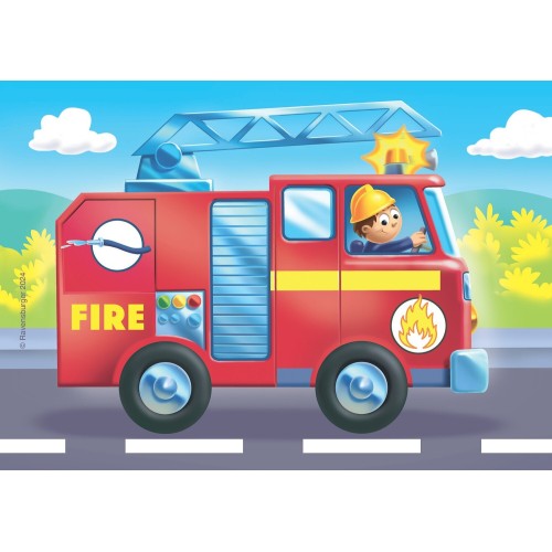 Ravensburger Τα Πρώτα μου Παζλ 2/3/4/5 Τεμ. Οχήματα Διάσωσης 12004064 4005555040644
