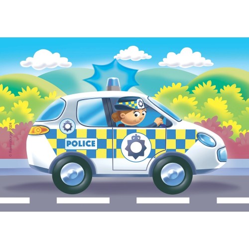 Ravensburger My First Puzzles 2/3/4/5 pcs Rescue Vehicles 12004064 4005555040644
