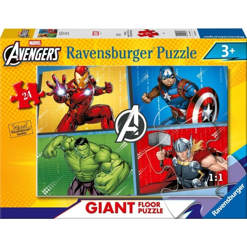Ravensburger Παζλ Δαπέδου 24 Τεμ. Avengers 12004326 4005555043263