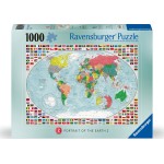 Ravensburger 1000 pcs Puzzle World Map 12000052 4005555000525