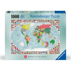 Ravensburger Παζλ 1000 Τεμ. Παγκόσμιος Χάρτης 12000052 4005555000525