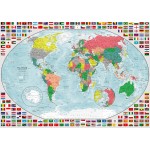Ravensburger Παζλ 1000 Τεμ. Παγκόσμιος Χάρτης 12000052 4005555000525