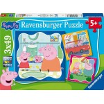Ravensburger Παζλ 3x49 τεμ. peppa pig 12004288 4005555042884