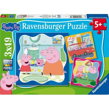 Ravensburger Παζλ 3x49 τεμ. peppa pig 12004288 4005555042884