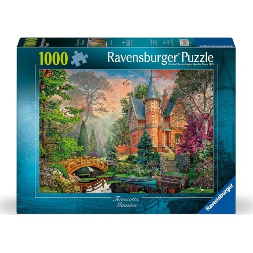 Ravensburger terracotta mansion 1000 piece jigsaw puzzle for adults and kids age 12+ by  12001717 4005555017172
