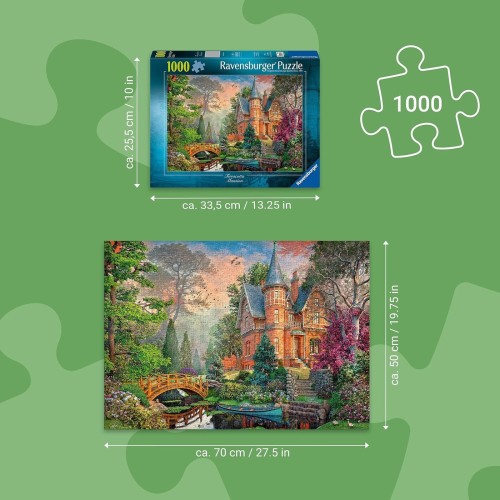 Ravensburger terracotta mansion 1000 piece jigsaw puzzle for adults and kids age 12+ by  12001717 4005555017172