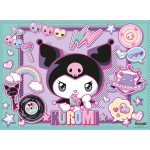 Ravensburger kuromi 100 piece xxl jigsaw puzzle for kids ages 6+ sanrio character puzzle 12004333 4005555043331