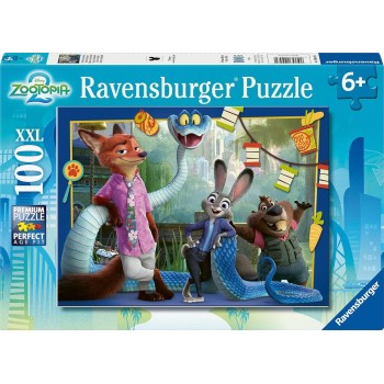 Ravensburger zootopia 2, xxl 100 piece jigsaw puzzle for adults and kids age 6 years up 12004138 4005555041382