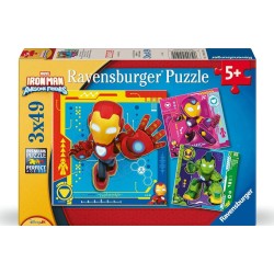 Ravensburger Παζλ 3x49 Τεμ. Iron Man 12004192 4005555041924