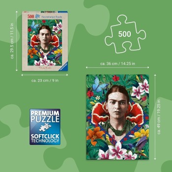 Ravensburger 500 pcs Puzzle Frida Kahlo 12001736 4005555017363