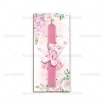 Λαμπάδες Decor Λαμπάδα Ξύλινη Πλάτη - Fairy Με Διακοσμητικό TS399 5202200079854