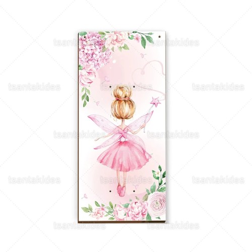 Λαμπάδες Decor Λαμπάδα Ξύλινη Πλάτη - Fairy Με Διακοσμητικό TS399 5202200079854