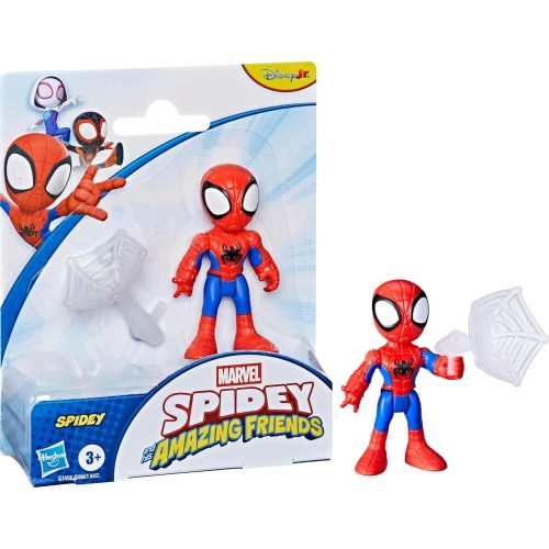 Hasbro spidey and his amazing friends spidey toy with accessory, 7.6-cm 3 inch G0661 / G1458 5010996357779