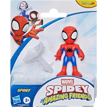 Hasbro spidey and his amazing friends spidey toy with accessory, 7.6-cm 3 inch G0661 / G1458 5010996357779