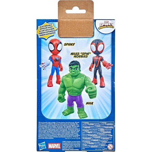 Hasbro spidey and his amazing friends supersized hulk 22.5-cm action figure, presc F7572 5010996359452