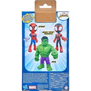 Hasbro spidey and his amazing friends supersized hulk 22.5-cm action figure, presc F7572 5010996359452