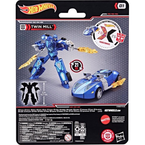 Hasbro transformers collaborative hot  x twin milla converting action figure G1180 5010996337184