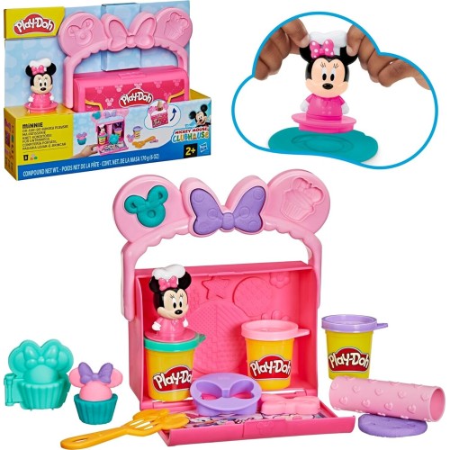 Hasbro play-doh  junior on-the-go bakery playset with minnie mouse, play food pres G2326 / G3108 5010996354976