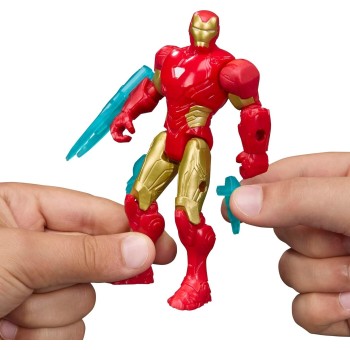 Hasbro avengers actionverse iron man action figure and accessories, 11.4-cm 4.5-in G2469 / G2846 5010996357281
