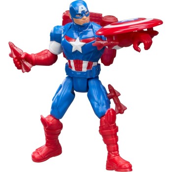 Hasbro avengers actionverse captain america φιγούρα δράσης and accessories, 11.4-cm G2469 / G2847 5010996357076