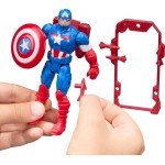 Hasbro avengers actionverse captain america φιγούρα δράσης and accessories, 11.4-cm G2469 / G2847 5010996357076