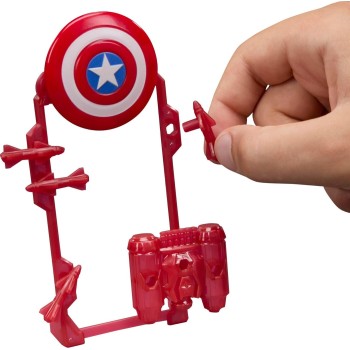 Hasbro avengers actionverse captain america φιγούρα δράσης and accessories, 11.4-cm G2469 / G2847 5010996357076