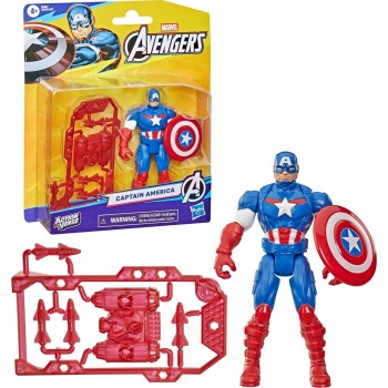 Hasbro avengers actionverse captain america action figure and accessories, 11.4-cm G2469 / G2847 5010996357076