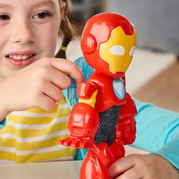 Hasbro iron man and his awesome friends  iron man 22.8 cm 9 inch poseable action f G2023 /  	G2831 5010996353962