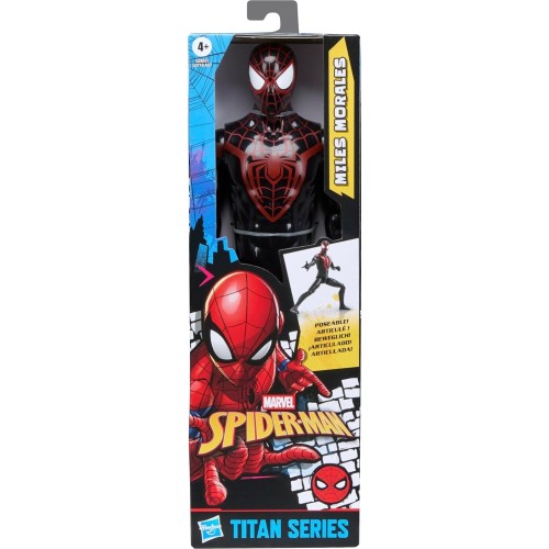 Hasbro spider-man titan series miles morales φιγούρα δράσης, 30-cm-scale 12 inch su G2716 / G2857 5010996361561