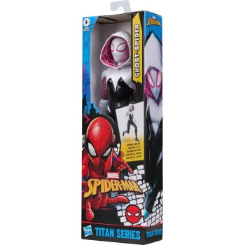 Hasbro spider-man titan series ghost-spider action figure, 30-cm-scale 12 inch sup G2716 / G2858 5010996361202