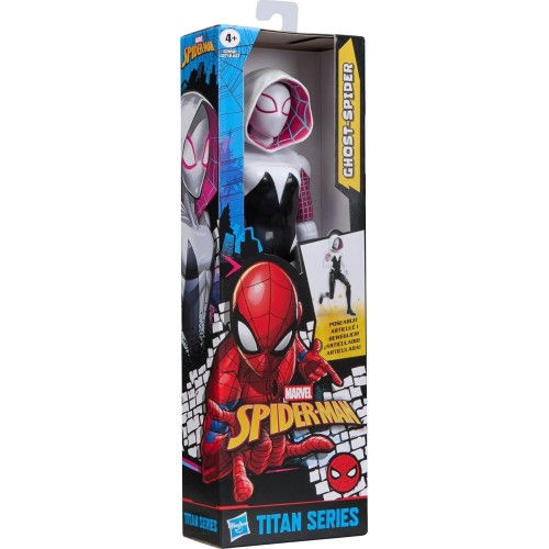 Hasbro spider-man titan series ghost-spider action figure, 30-cm-scale 12 inch sup G2716 / G2858 5010996361202
