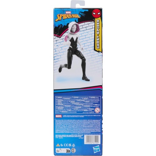Hasbro spider-man titan series ghost-spider φιγούρα δράσης, 30-cm-scale 12 inch sup G2716 / G2858 5010996361202
