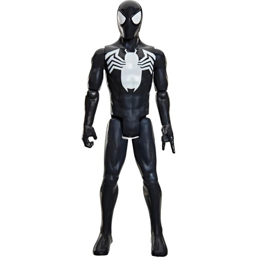 Hasbro spider-man titan series black suit spider-man φιγούρα δράσης, 30-cm-scale 12 G2716 / G2860 5010996361219