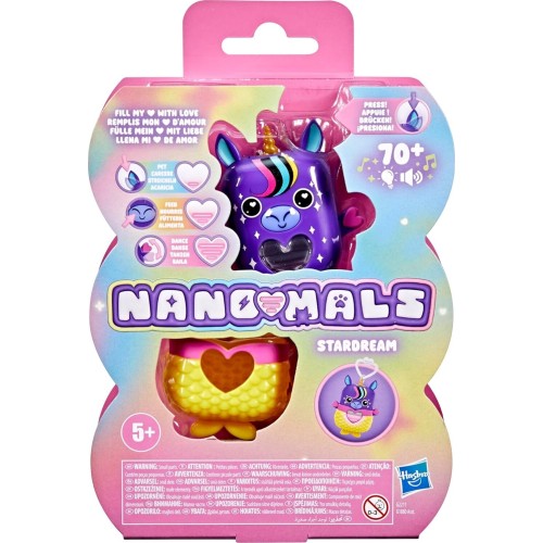 Hasbro nano-mals stardream the unicorn electronic fidget pet, purple G1880 / G2211 5010996362469