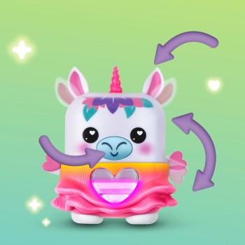 Hasbro nano-mals meadowmist the unicorn electronic fidget pet, farbwechslend G1880 / G2210 5010996362483