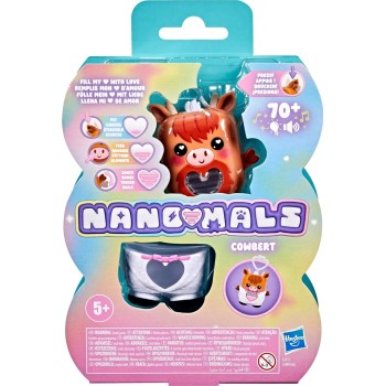 Hasbro nano-mals cowbert the highland cow electronic fidget pet, brown G1880 / G2213 5010996362421