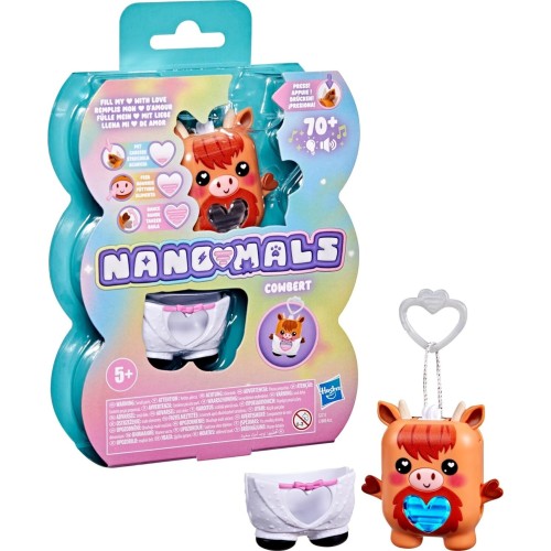 Hasbro nano-mals cowbert the highland cow electronic fidget pet, brown G1880 / G2213 5010996362421