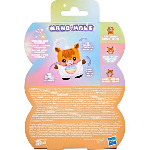 Hasbro nano-mals cowbert the highland cow electronic fidget pet, brown G1880 / G2213 5010996362421